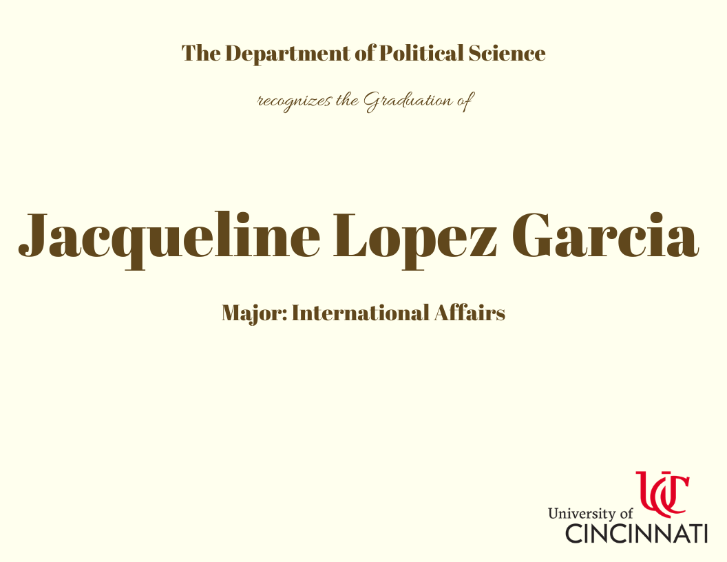 Jacqueline Lopez Garcia